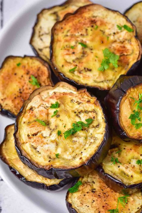 air fryer eggplant. Keto Eggplant Recipes Air Fryer, Airfryer Eggplant, Blended Soup Recipes, Air Fryer Eggplant, Fit Breakfast, Eggplant Meatballs, Cooking Eggplant, Dr Gundry, Eggplant Recipes Parmesan