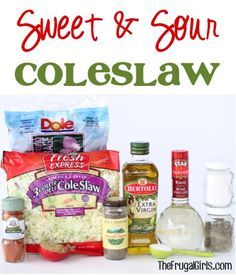 Sweet and Sour Coleslaw Recipe! ~ from TheFrugalGirls.com - this easy coleslaw is SO delicious and the dressing is incredible! #recipes #thefrugalgirls Sweet And Sour Slaw Recipe, Sweet And Sour Coleslaw Recipe, Recipe Coleslaw, Easy Coleslaw, Coleslaw Salad, Coleslaw Dressing, Frugal Girls, Cole Slaw, Purple Cabbage