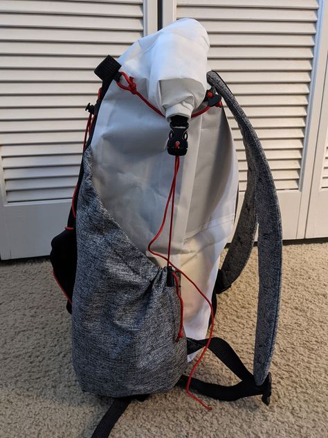 MYOG Backpack V4: Dyneema 5.0 Roll-top - Ten Digit Grid Myog Backpack, Ultralight Camping Gear, Make Your Own Backpack, Diy Backpack Pattern, Hiking Day Pack, Ultralight Camping, Running Pack, Diy Backpack, Backpack Pattern