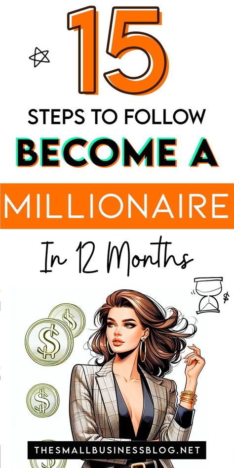 Dreaming of becoming rich? Here's how to become a millionaire in one year in just 15 steps. A realistic guide for ambitious individuals exploring ways to make money and achieve financial success. #howtomakemoneyonline #waystomakemoney #makemoneyonline Accounting Education, Financial Literacy Lessons, Millionaire Mindset Quotes, Retirement Advice, American States, Money Saving Techniques, Self Made Millionaire, Ways To Get Money, Money Management Advice