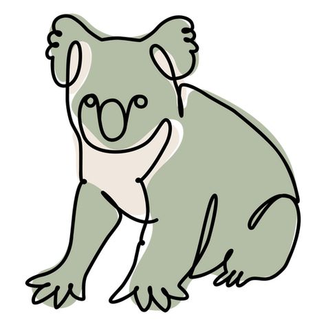 Koala continuous line color PNG Design Koala Logo, Graphics Resources, Graphic Novel Illustration, Color Png, Logo Project, Design Line, Continuous Line, Rabbit Hole, Design Ad