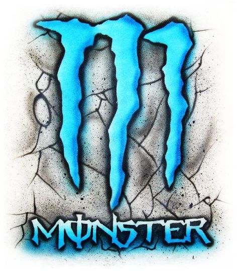 Monster Energy 2 airbrush tshirt Adult and kid http://www.1stopairbrush.com/, $12.00: Airbrush Tshirt, Monster Energy Logo, Monster Energy Drink Logo, Fox Racing Logo, Monster Logo, Monster Pictures, Airbrush T Shirts, Bike Logo, Cool Nike Wallpapers