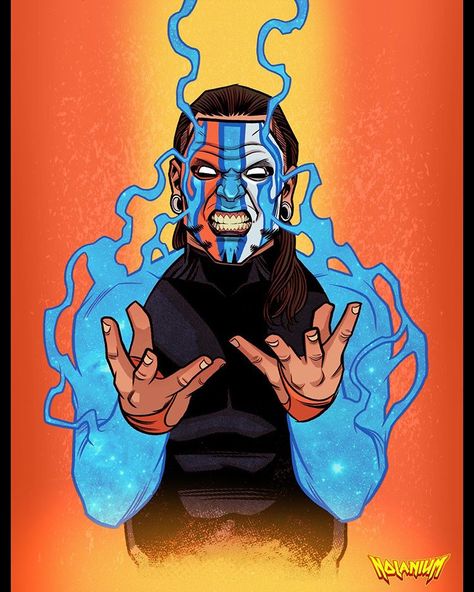 The charismatic enigma @jeffhardybrand #jeffhardy #charismaticenigma #teamxtreme #hardyboyz #wwe #wweart #wwefan #wwefanart #wweuniverse… Wwe Jeff Hardy, Wwe Logo, The Hardy Boyz, Wwe Funny, Raw Wwe, Monster Artwork, Wrestling Posters, Boxing Posters, Wwe Pictures