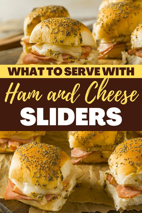 Sides For Slider Sandwiches, Side For Sliders, What To Serve With Sliders Parties, Side Dish With Sliders, Slider Sides Parties, Side Dishes To Go With Sliders, Side Dishes For Sliders Dinners, Sides For Ham And Cheese Sliders, Sliders And Side Dishes