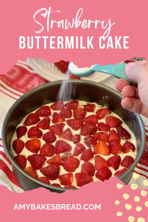 Buttermilk Pound Cake, Buttermilk Cake, Homemade Recipes Dessert, Buttermilk Recipes, Strawberry Flavor, Bundt Cakes Recipes, Homemade Whipped Cream, Strawberry Cakes, Strawberry Desserts