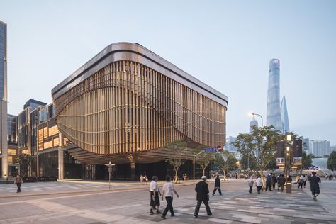 Gallery of Bund Finance Centre / Foster + Partners + Heatherwick Studio - 12 Shanghai Architecture, Kinetic Facade, Music Building, Shanghai Bund, Heatherwick Studio, Arch Facade, Music Architecture, Thomas Heatherwick, Theater Architecture