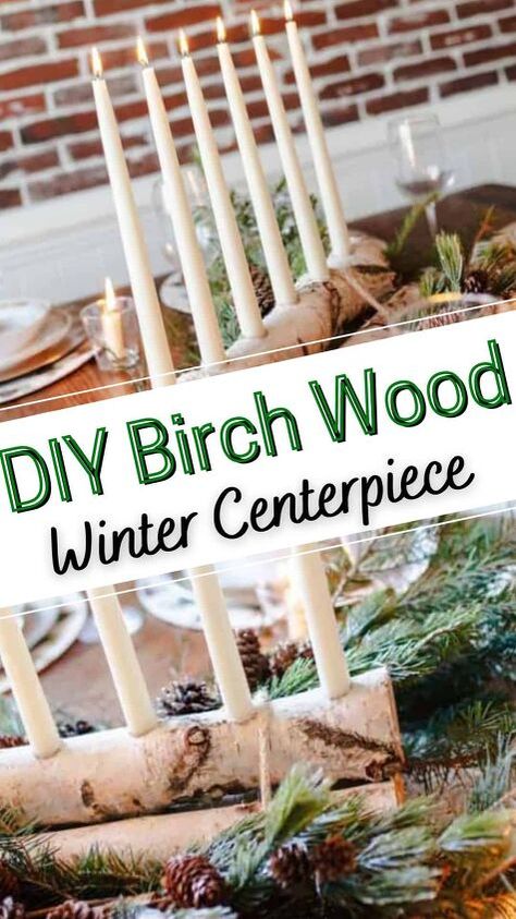 Birchwood Christmas Decor, Woodland Tablescape, French Country Cottage Christmas, Hosting Ideas, American Farmhouse Style, Winter Centerpieces, Wood Centerpieces, Easy Budget, American Farmhouse