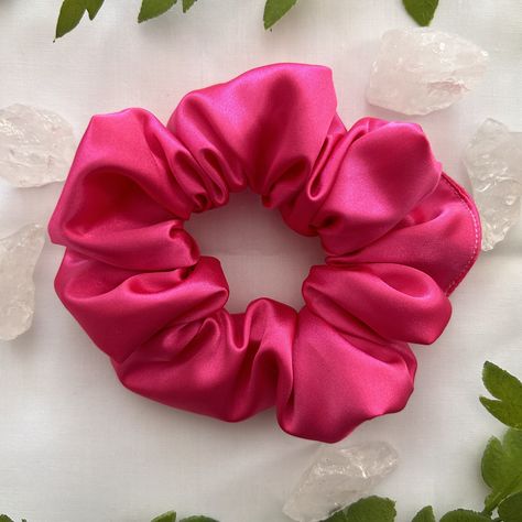 Hot Pink Satin Scrunchie Satin Silk Hair Scrunchy Mulberry Silk Tie Hair Accessories Gift for Her All Hair Types Soft Satin Scrunchie Hot Pink Scrunchie, Pink Satin Scrunchie, Pink Scrunchie, Hair Care Tools, Satin Scrunchies, Stylish Photo, Rose Hill, Tie Hair, Outfit Plan