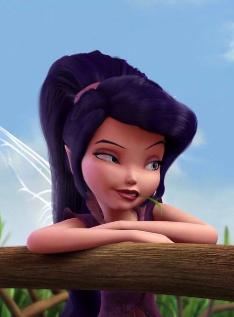 Vidia Icon, Vidia Fairy Icons, Vidia Tinkerbell Aesthetic, Tinker Bell Vidia, Tinkerbell Vidia, Vidia Tinkerbell, Purple Cartoon Characters, Fairy Pfp, Fairies Movie