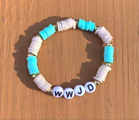 Wwjd Clay Bracelet, Wwjd Bracelet Beads, Wwjd Bracelet Diy, Clay Bead Bracelet Ideas God, Christian Bracelets Clay Beads, Clay Bead Bracelet Ideas Wwjd, Wwjd Clay Bead Bracelet Ideas, Christian Bracelets Diy Clay Beads, Christian Clay Bracelet Ideas