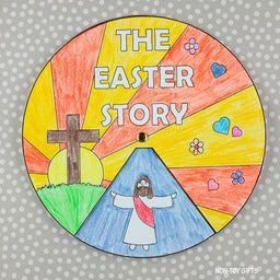 Information - Non-Toy Gifts - Checkout Easter Story Crafts, Easter Bible Crafts, Spinner Craft, Bunny Movie, Easter Religious Crafts, Palm Sunday Crafts, The Easter Story, Prek Ideas, Easter Sunday School