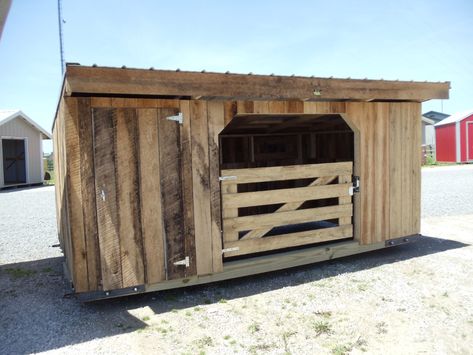 Goat Sheds - Mini Barns and Shed Construction - Millersburg Ohio Mini Shed, Mini Highland Cow, Millersburg Ohio, Goat Shed, 4h Projects, Goat House, Mini Barn, Horse Barn Plans, Shed Construction