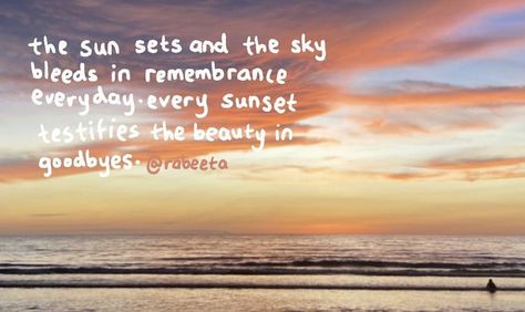 Goodbyes are always new beginnings. ❤️#quotes #quotesaboutlife #quoteoftheday #sunset #goodbye Sunset Goodbye, Hometown Quotes, New Beginnings Quotes, Beginnings Quotes, Goodbye Quotes, Sky Quotes, Sunset Quotes, Sky Aesthetic, New Beginnings