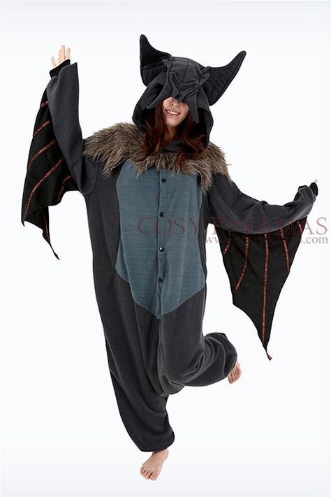 Bat onesie. Bat Onesie, Pijamas Women, Bat Costume, Animal Onesie, Twilight Dr, Animal Costumes, Onesie Pajamas, Anime Costumes, Grunge Style