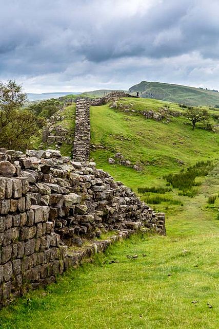 Hadrians Wall, Northumberland, England. What exactly have the Romans ever done for us? The aqueducts. Law and order. And this enormous wall, built between AD 122 and 128 to separate Romans and Scottish Picts...  Read more: http://www.lonelyplanet.com/england/northeast-england/hadrians-wall#ixzz3Qac3Tj8e Emperor Hadrian, Northumberland England, Hadrian's Wall, Kentish Town, England Top, Hadrians Wall, Northern England, England And Scotland, Old Stone