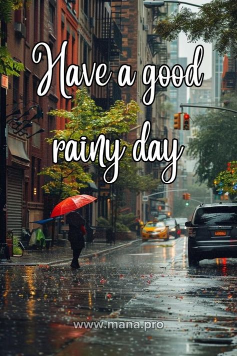 Rain Good Morning Rainy Days, Happy Rainy Morning, Good Rainy Morning, Have A Blessed Day Images, Have A Good Day Images, Have A Great Day Images, Rainy Good Morning Images, Rainy Morning Quotes, Have A Nice Day Images