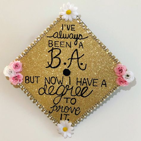 Bachelor Of Arts Graduation Cap, Bachelor Degree Party Ideas, Bachelors In Business Graduation Cap, Ba In Psychology Grad Cap, Bachelor Cap Decoration, Graduation Cap Designs Bachelors, Ba Graduation Cap Ideas, Graduation Cap Designs Interior Design, College Grad Cap Ideas Business