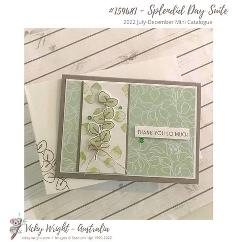 Stampin Up Sympathy Cards 2023, Splendid Day Dsp, Splendid Day Suite, Fall Mini, Wink Of Stella, July 2022, Stamping Up Cards, Card Making Techniques, Holiday Catalog