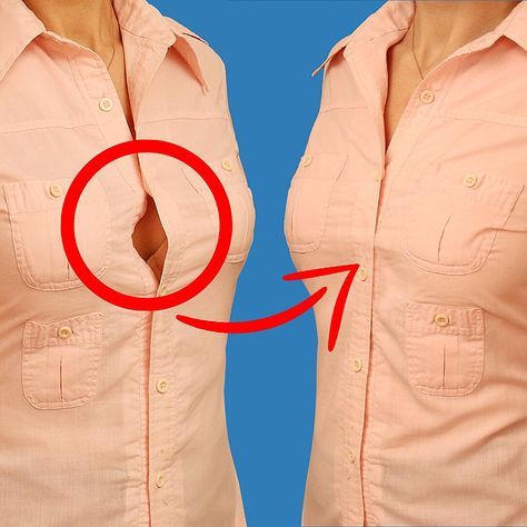 I'll show you a sewing trick - how to prevent the blouse from coming apart at the chest! | blouse, sewing, thorax | I'll show you a sewing trick - how to prevent the blouse from coming apart at the chest! | By Miarti - Wiederverwendung Blouse Sewing, Sewing Alterations, Sewing Tutorials Clothes, Shoe Lace Tying Techniques, Skin Care Items, Altering Clothes, Skin Care Routine Steps, Diy Sewing Clothes, Shoe Lace Patterns