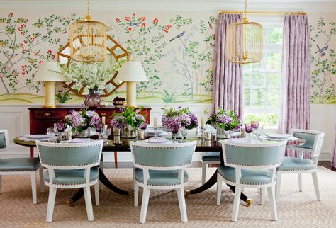 Deco Rose, Interior Design Awards, Beautiful Dining Rooms, Chinoiserie Chic, Style Deco, The Dining Room, Luminaire Design, Dining Room Design, Room Table