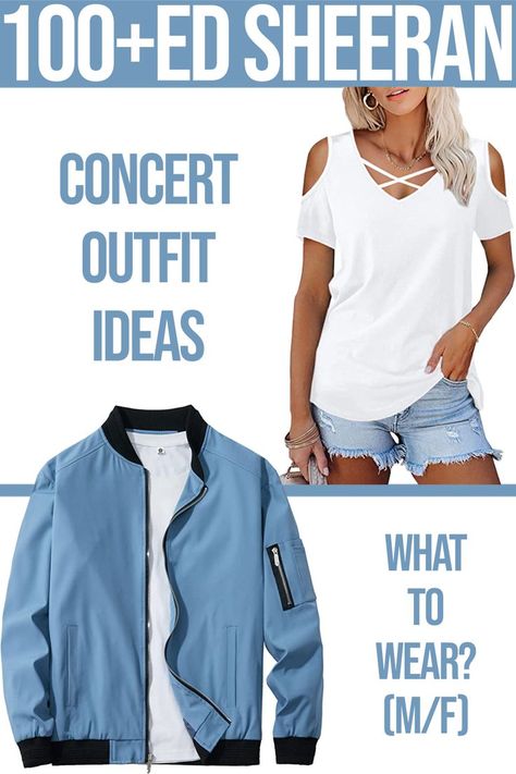 Going to an Ed Sheeran concert, and don't know how to dress the part? We got you, we gathered a unique, cool, and stylish concert outfit list for you! Ed Sheeran Concert Outfit Ideas 2022, Ed Sheeran Tour Outfits, What To Wear To Ed Sheeran Concert, What To Wear To A Concert In The Summer, Men’s Concert Outfit, What To Wear To A Concert At Night, Comfortable Concert Outfit, Men Concert Outfit, Concert Outfit 2023