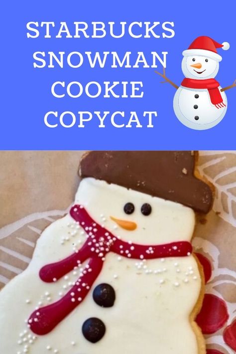 Starbucks Snowman Cookie, Snowman Cookies Recipe, Dollar Tree Storage, Snowman Cookie, Snowman Cookies, Dusting Powder, Edible Gold, Chocolate Wafers, Sweets Treats