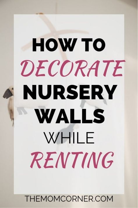 Rental Bedroom, Apartment Nursery, Decorate Nursery, Nursery Inspiration Neutral, Renters Decorating, Ikea Nursery, Baby Boy Nursery Themes, Mommy Tips, Rental House