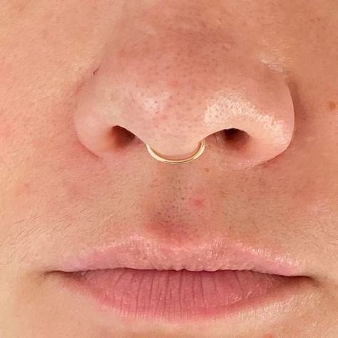 Septum Gold Ring, Septum Gold, Faux Septum Ring, Gold Septum, Faux Septum, Septum Hoop, Gold Beauty, Pierced Jewelry, Septum Piercing