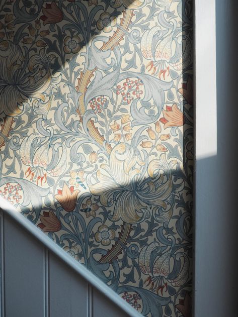 Babington house – Apartment Apothecary Babington House, William Morris Wallpaper, Morris Wallpapers, Country Interior, Wallpaper Accent Wall, Trendy Wallpaper, Wallpaper Vintage, Spare Room, Traditional Interior