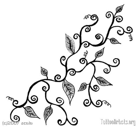 Flower Vine Tattoos | flower vine2 by ~mybeautifulsickness on deviantART | Tattoos | Pinterest | Flower Vines, Vine Tattoos and Flower Vine Tattoos Rose Vine Tattoos, Flower Vine Tattoos, Tattoo Samples, Vine Drawing, Vine Tattoo, Omerta Tattoo, Tattoos For Women Flowers, Vine Tattoos, Tattoo Stencil Outline