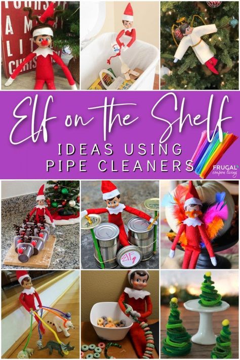 Looking for Christmas Elf on the Shelf Props? Elf on the Shelf Pipe cleaners are great for some Elf ideas. Clownin’ Around! Recreate this easy Elf on the Shelf Clown Costume. In addition, take a look at the many Elf on the Shelf ideas with pipe cleaners. New Elf on the Shelf ideas daily plus free Elf on the Shelf printables. #FrugalCouponLiving #ElfontheShelf #ElfontheShelfIdeas #funnyelfontheshelf #elfprintables #freeelfprintables #printables #freeprintables #ElfonaShelf #ScoutElfIdeas Elf On The Shelf Ideas With Pipe Cleaner, Elf On The Shelf Pipe Cleaner Ideas, Diy Elf On The Shelf Props, Elf On The Shelf List, Clown Costume Ideas, Diy Clown Costume, Elf On The Shelf Diy, Elf Printables Free, Easy Pranks