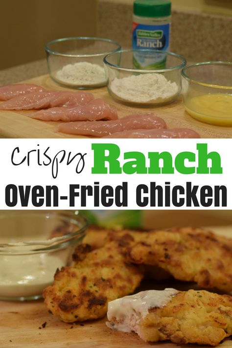 Oven Baked Ranch Chicken Tenders, Ranch Seasoning Baked Chicken, Easy Chicken Tenderloin Recipes Oven, Chicken Tenderloin Recipes Ranch, Chicken Tender Recipes Ranch Seasoning, Oven Fried Chicken Tenderloins, Easy Oven Fried Chicken Tenders, Easy Baked Chicken Tenderloins, Ww Chicken Tenderloin Recipes