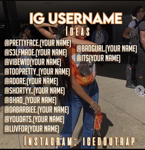 Matching Usernames For Best Friends Instagram, Cute Names For Social Media, Insta I'd Names Ideas, Tick Tock Username Ideas, Pretty Username For Instagram, Bad Username Ideas, Ig Username Ideas Without Your Name, Instagram Username Ideas Baddie, Unique Instagram Spam Account Names