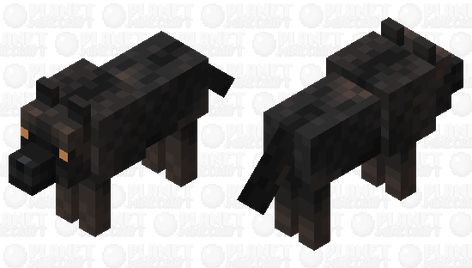 Minecraft Models, Minecraft Wolf, Buckskin Horse, Palomino Horse, Minecraft Mobs, Cool Minecraft, Black Wolf, Texture Packs, Black Horse