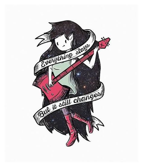 Marceline Tattoo, Marceline X Bubblegum, Bubblegum And Marceline, Disney Stitch Tattoo, Hand Painted Leather Jacket, Adventure Time Tattoo, Marceline And Princess Bubblegum, Ancient Tattoo, Adventure Time Wallpaper