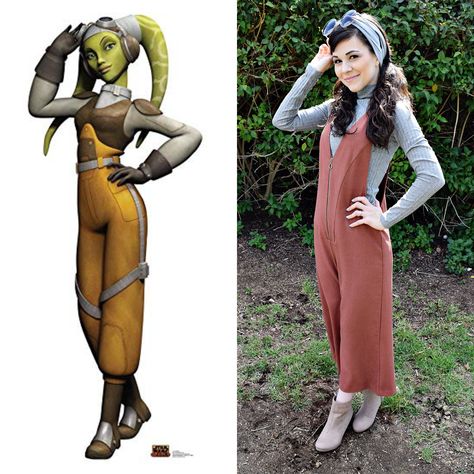 Star Wars OOTD: Hera Syndulla | Anakin and His Angel Star Wars Rebels Costumes, Hera Syndulla Disneybound, Star Wars Rebels Hera, Star Wars Inspired Outfits, Star Wars Costumes Diy, Disneyland 2024, Disneybounding Ideas, Star Wars Disneybound, Galactic Starcruiser