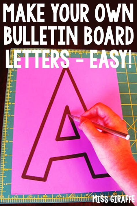 Makerspace Bulletin Board Ideas, Diy Bulletin Board Letters, School Counselor Bulletin Boards Welcome, How To Make Bulletin Board Letters, All Are Welcome Bulletin Board, Diy Bulletin Board Border, Easy Bulletin Board Ideas, Diy Classroom Decor, Classroom Bulletin Board Ideas