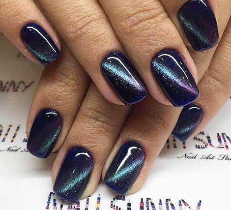 Galaxy Nail Art, Cat Eye Nails Polish, Galaxy Nails, Nail Design Inspiration, Pretty Nail Designs, Pretty Nail Art Designs, Short Acrylic, Thanksgiving Nails, Art Designs Ideas