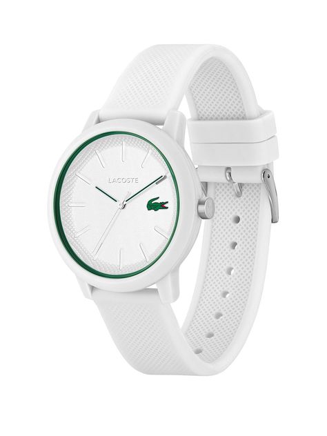 Lacoste T Shirt, Crocodile Logo, Diesel T Shirts, Lacoste Women, Hand Watch, Lacoste Men, Analog Watch, Women's Watch, White Dial