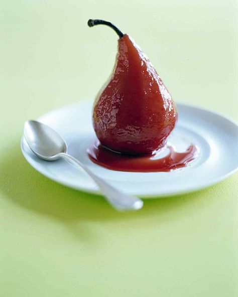 Poached Pears Wine Pears, Poached Pears Recipe, Wine Poached Pears, Frangipane Tart, Pear Recipes, Poached Pears, Nyt Cooking, Holiday Dessert, Mulled Wine