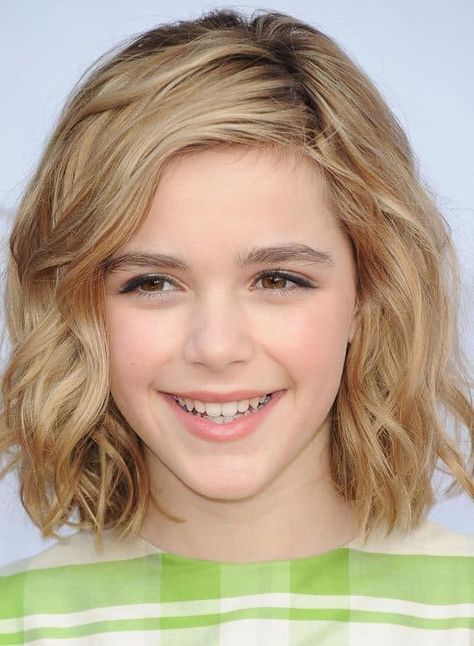 Teen Haircuts, Teenage Hairstyles, Kiernan Shipka, Cute Haircuts, Girl Haircut, Haircut Styles, Wavy Hairstyles, Kids Hair Cuts