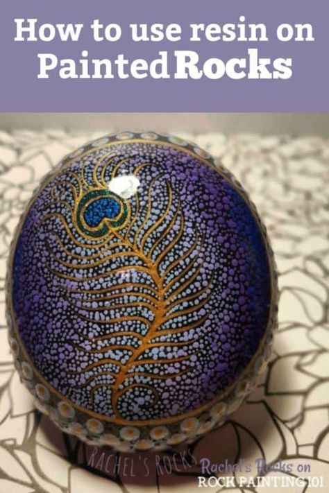 Learn how to make beautiful and glossy rocks using resin. These tips will help you to create amazing painted rocks! #resin #paintedrocks #glossy #howtopaintrocks #rockpaintingideas #stonepainting #rockpainting101 Resin Coating Painting, Paint On Resin, Martha Argerich, Using Resin, Painting 101, Rock Painting Tutorial, Resin Work, Painted Rocks Kids, Rock Painting Ideas Easy