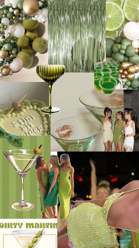 29 Birthday Themes For Her, Dirty Martini Party, 29th Birthday Decorations, 28th Birthday Ideas, Birthday Martini, 21st Birthday Themes, Martini Party, 30th Birthday Themes, Funny Birthday Cakes