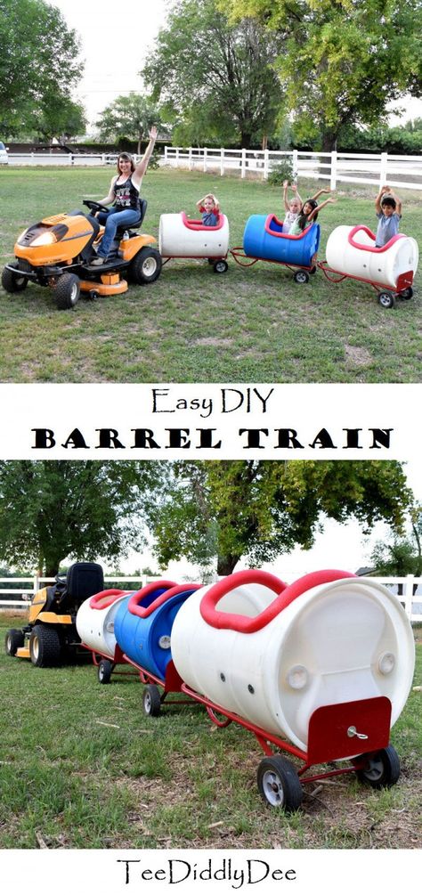 Activities For Kids Outdoor, Holiday Family Activities, Barrel Train, Kids Outdoor Toys, Kids Holidays, Bumper Cars, Foam Pumpkins, Outdoor Aesthetic, Outdoor Toys For Kids