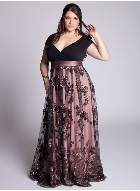 Beautiful---I must have. Designer Plus Size Clothing, Plus Size Clothing Stores, Dresses By Pattern, Plus Size Gowns, 파티 드레스, Plus Size Formal, Plus Size Formal Dresses, Prom Dress Styles, Evening Dresses Plus Size