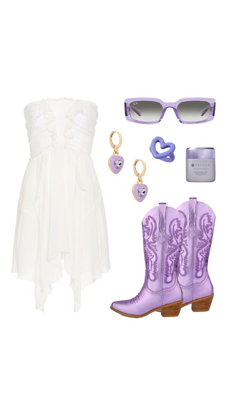 #fashion #style #summer #gameday #southern #western #tcu #purple #cowboyboots #coastalcowgirl #football Purple Gameday Outfit, Purple Game Day Outfit, Tcu Dorm, Tcu Gameday Outfit, Tcu Gameday, Olivia Concert, Lsu Gameday, Lsu Outfits, Gameday Fits