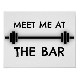 Funny Fitness Quote: Meet me at the Bar Poster Fitness Quotes Funny Gym Humor, Trainer Quotes, Crossfit Quotes, Funny Fitness Motivation, Fitness Humor, Gym Trainer, Funny Fitness, Bar Poster, Funny Gym Quotes