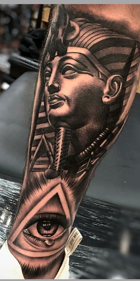 Left arm African Sleeve Tattoo, Gray Tattoo, Egyptian Tattoo Sleeve, African Tattoo, Lion Tattoo Sleeves, Christian Sleeve Tattoo, Egypt Tattoo, Omerta Tattoo, Tattoos For Women Half Sleeve