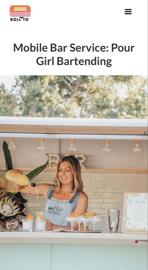 Mobile Bar Photoshoot, Bartender Photoshoot, Mobile Bar Set Up, How To Start A Mobile Bar Business, Mobile Bartending Setup, Mobile Bar Pricing, Mobile Bartending Business Logo, Mobile Bar Business Plan, Mobile Bar Ideas