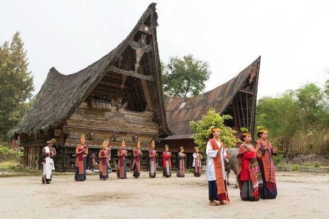 Inilah beragam pakaian adat dari suku-suku yang ada di Sumatera Utara dan sekitarnya. Setiap suku punya ciri khas pakaian adat yang berbeda-beda satu sama lain, lho. Batak Toba, Lake Toba, North Sumatra, International Flights, Island Tour, Village Life, Travel Packages, Travel Design, Travel Organization